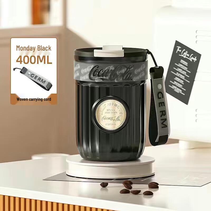 GEME Coca-Cola Badge Series 400ml Insulated Straw Cup