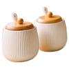 LISM White Spice Jar Set