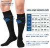 Set of Compression Moderate High Socks for Men and Compression Business Elastic Unisex [MOOKISOO] Expert-supervised 3-pair Socks, Tightening, Women,
