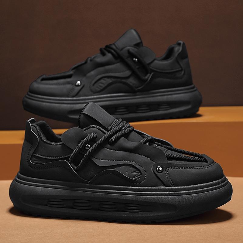 

Мода 2024 года, оригинальные мужские кроссовки, дизайнерская модная обувь для скейтбординга, мужская обувь для хлеба, уличные хип-хоп повседневные кроссовки на платформе 44 чёрный