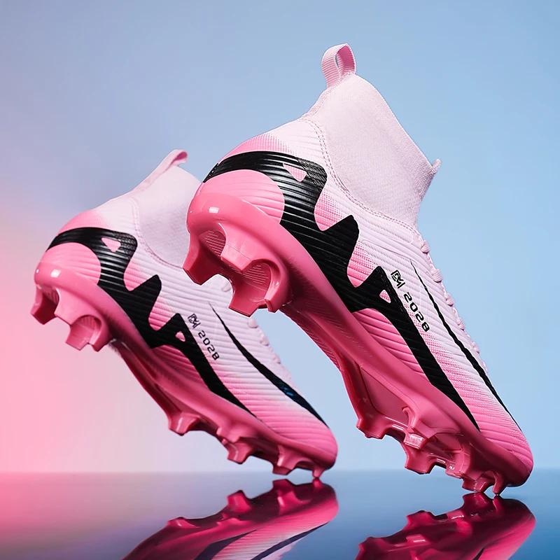 Professionelle Fußballschuhe für Herren Society Stollen Fußballschuhe Professionelle Hallenfußballplatz Schuhe Original Turnschuhe Schnell