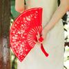 1PC Ancient Style Photography Folding Dance Performance Fan Elegant Plum Blossom Gift Plastic Classica New Chinese Style Colorful