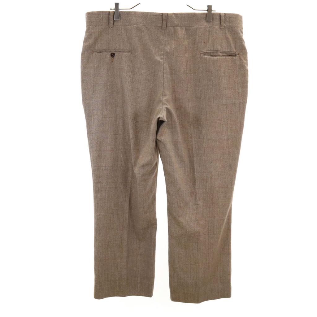 Vintage 70er 80er Karomuster Hose Braun Herren Gebraucht