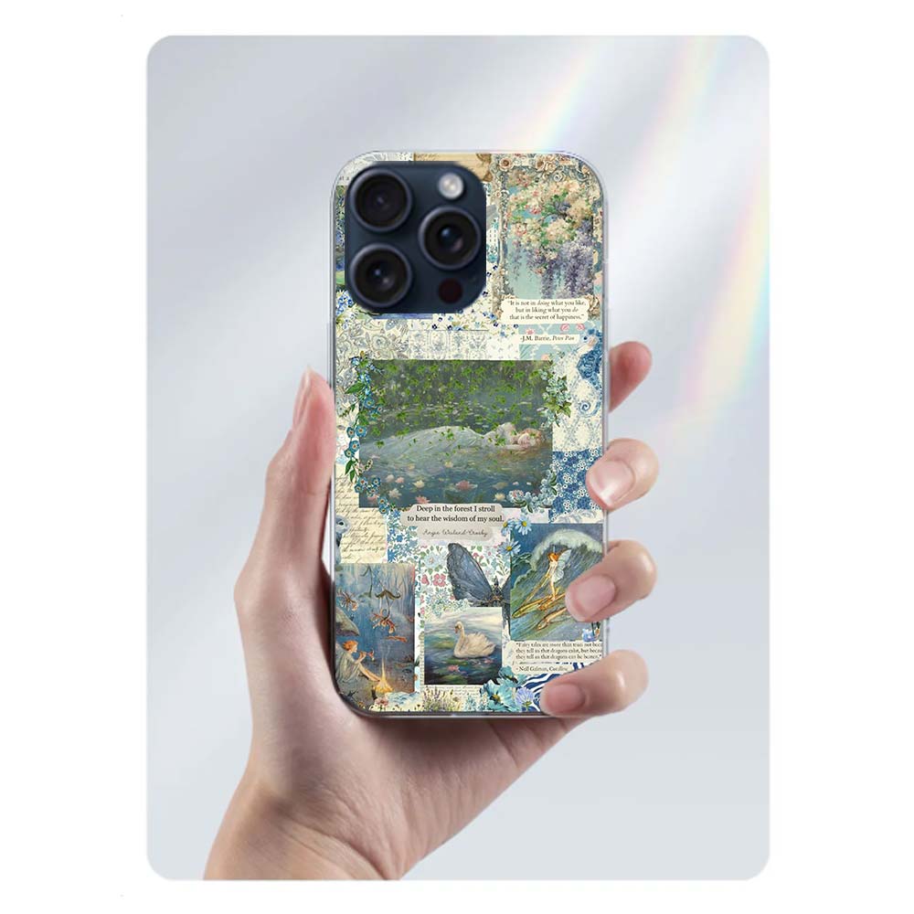 Claude Monet Art Clear Phone Case For Iphone 17 Air 16 Pro Max 15 Pro 14 Plus 17E 16E 11 13 12 Mini Cover Cases Fundas Cell TPU