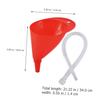 GLEAVI 2 In 1 Car Motorcycle Funnel Kit - Plastic with Neck and