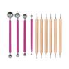 Set di Strumenti per Goffratura: Penna Sferografica in Acciaio Inossidabile per Scultura su Argilla, Kit Fai-da-Te da 10 Pezzi