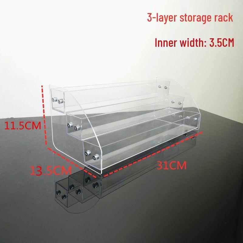 Transparent Multi-Layer Acrylic Sunglasses Storage & Display Rack