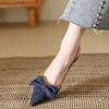 Fashion Women Sandals 2025 Summer Comfortable High Heels Trend Pointed Toe Sandals for Women Fashion Singbacks Shoes Dancing Party Pumps