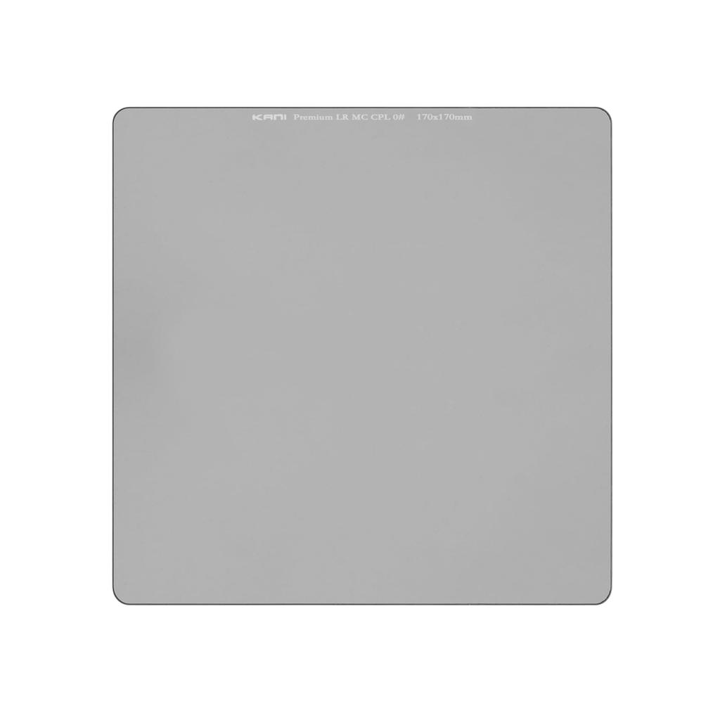 KANI 170mm Wide Square PL ZeroSharp Series Premium LR MC CPL Natural Circular Polarizing Filter with Low and Nano Coating Filter, 0# Reflection,