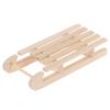 1/12 Puppenhaus Miniatur Mini Holz Weihnachtsschlitten Modell Diy Zubehör
