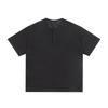 T-shirt Estiva da Uomo Muscolosa a Manica Corta con Collo a Bottone Aperto T-shirt Sportiva