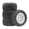 4PCS 85mm 12mm Hex Monster Truck Wheel Rubber Tires for SCY 16101 Pro 16102 Pro WLTOYS 144001 144010 1/16 Off-Road RC CarParts