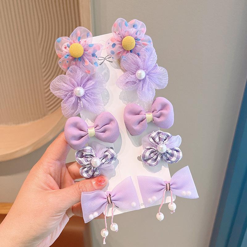 Korean Style Cartoon Hair Clips for Girls - Cute Princess Hair Accessories for Baby & Kids, Anti-Slip Baby Hairpins