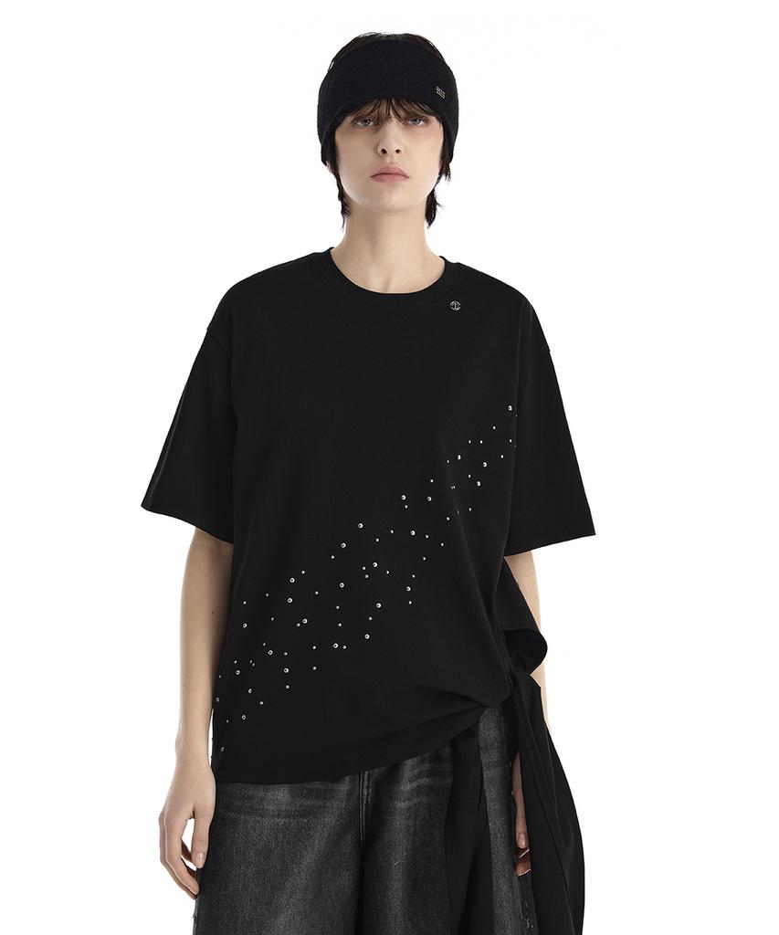 Teulimingbeodeu Diagonal Spark T-Shirt [Black]