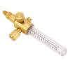 Nitrogen Flow Indicator Pure Copper Double Scale 1 4in Thread Inlet Outlet Connection Nitrogen Flow Indicator