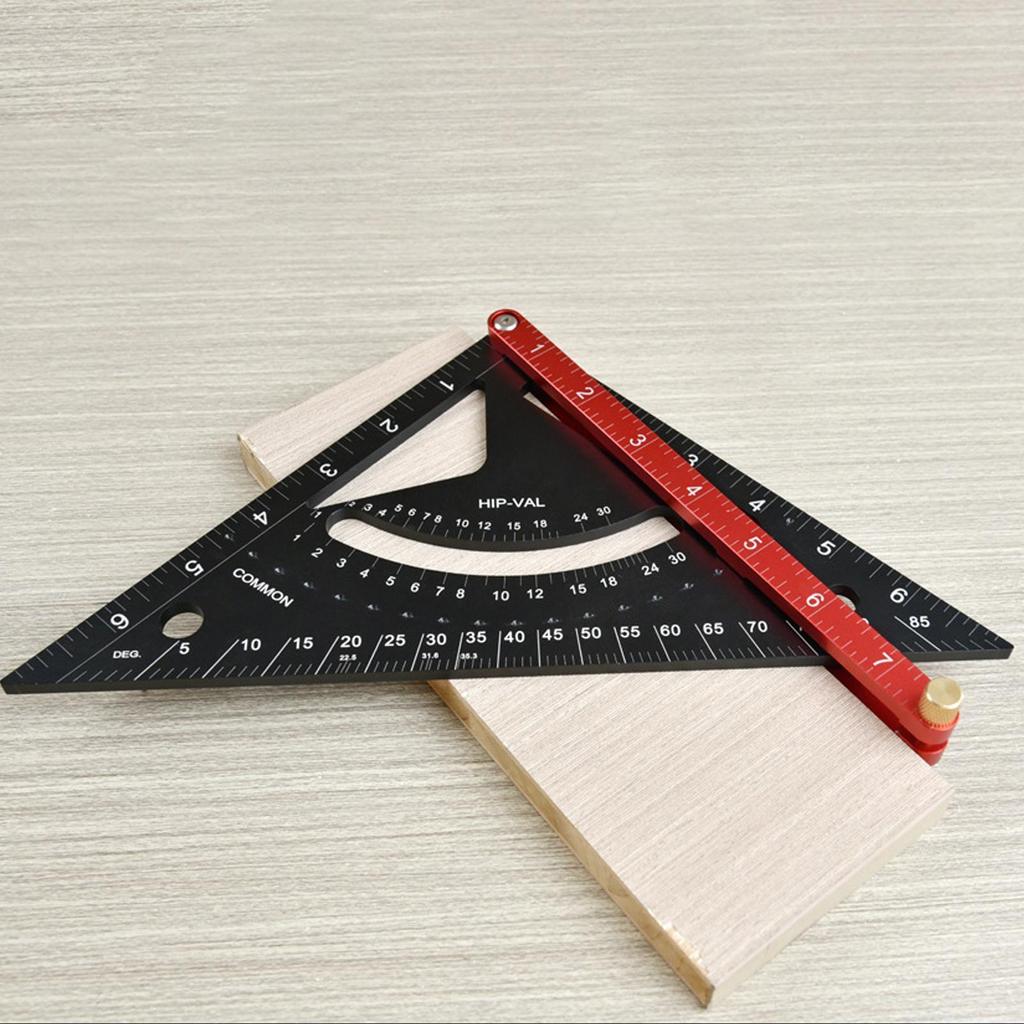 Combination Square Woodworking Combination Framing Square Aluminum Alloy Carpentry Triangle Ruler For Framing Layout Home