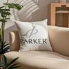 Pen Brand P-Parker Pillow Case Comfort Sofa Bed Silky Elegant Invisible Zipper Custom Decorative Cushion Cover