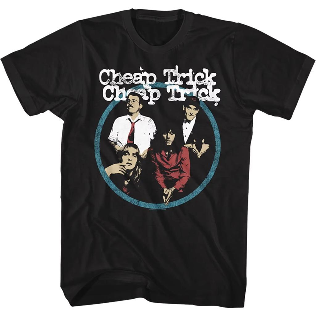 2026 new Unisex Cheap Trick Nonmainstream and Heavy Metal Band Retroinspired Trendy Loose sleeved Fashion Casual