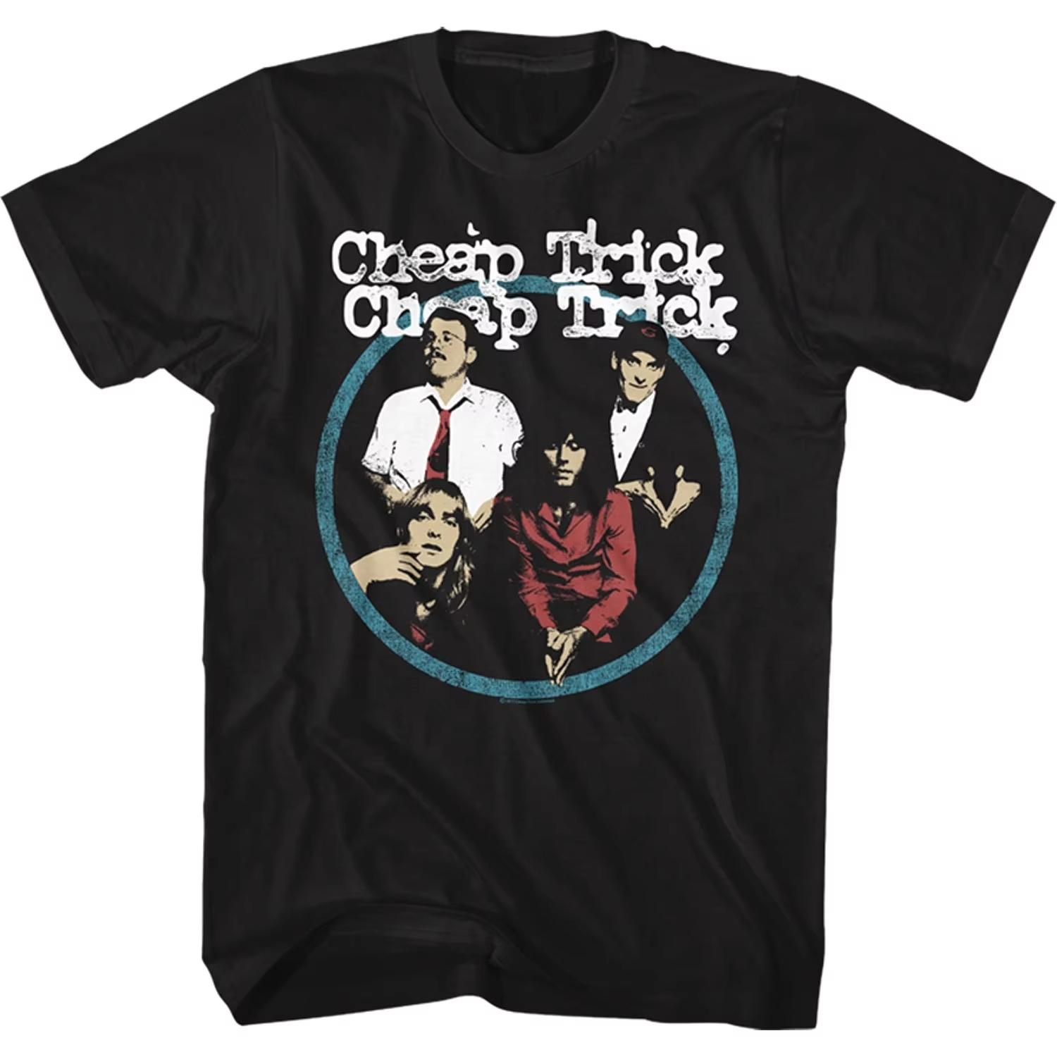 new Unisex Cheap Trick Nonmainstream and Heavy Metal Band Retroinspired Trendy Loose sleeved Fashion Casual M