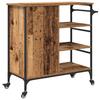 Kitchen Trolley Reclaimed Wood Look 87.5 x 39 x 84.5 cm Engineered Wood