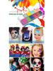 12-Color Theatrical Oil Paints for Body Makeup and Halloween, Opera, and World Cup Face Painting