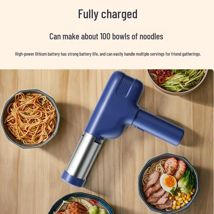 Multifunktionaler wiederaufladbarer 5-Kopf-Hand-Funk-Nudelhersteller