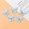 10Pcs Butterfly Appliques Exquisite Handicraft Double Layers DIY Embroidery Butterfly Patches Craft Flower Accessories