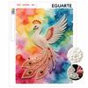 DIY Pearl Gem Vibrant Peacock Painting Shining Bead Craft Art Home Wall Ornament Simple Unframed Room Decoration Art Elegant Aesthetic Gift