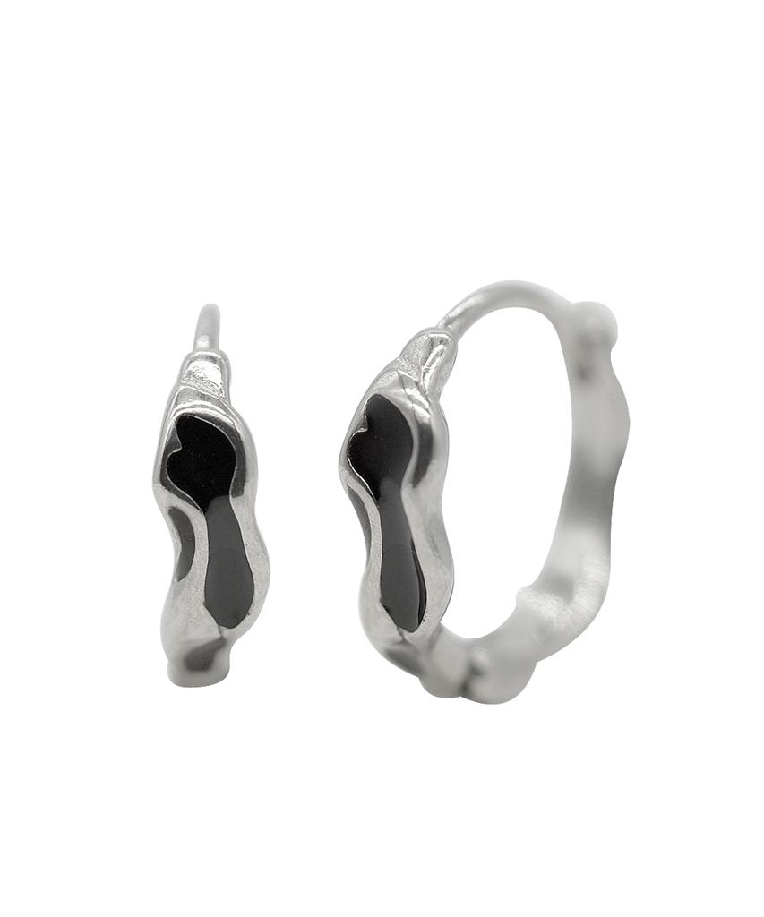 Iamj Mono Ripple One-Touch Earrings