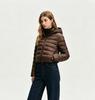 European down cotton clothes women's new short light and thin warm slim fashion jacket hooded