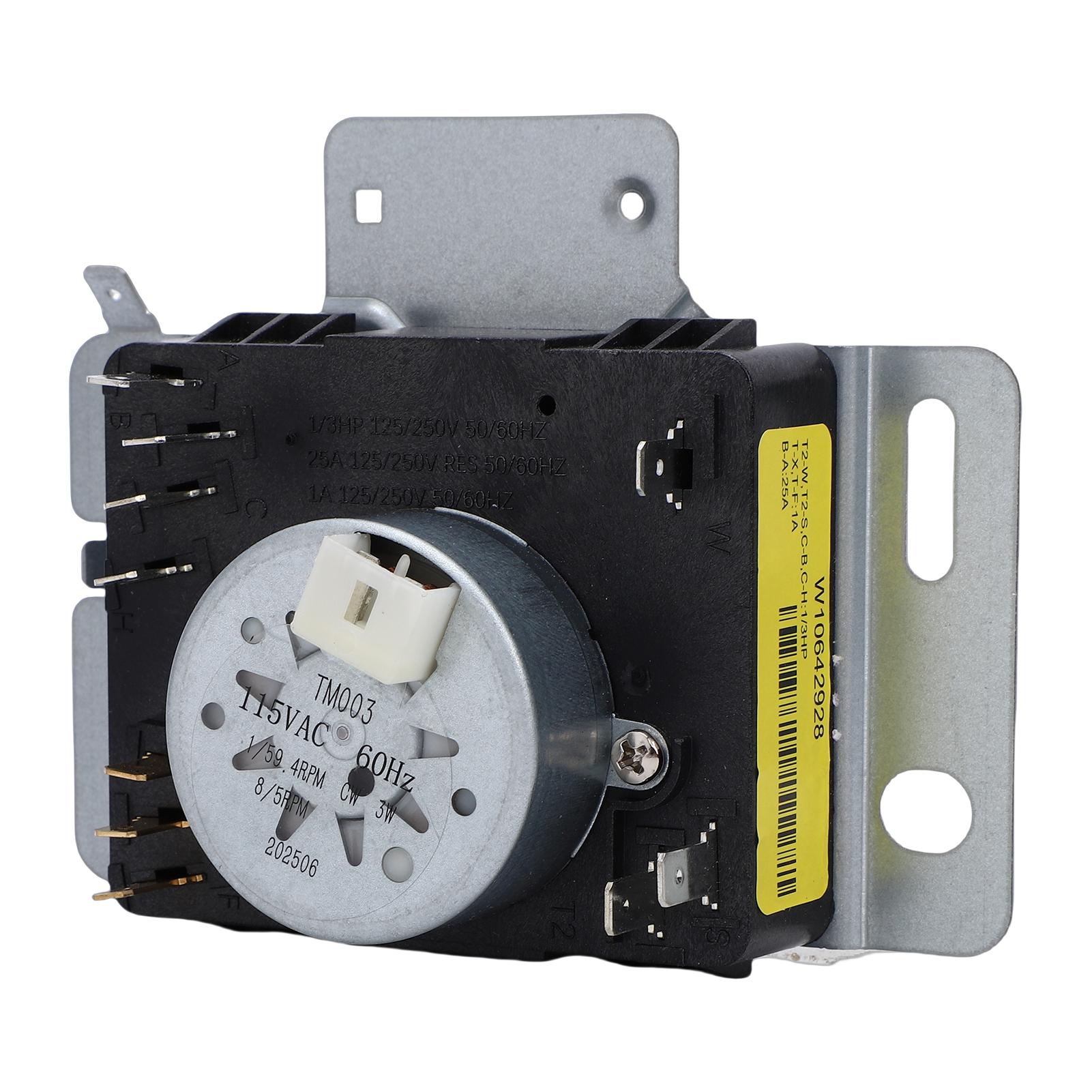 

W10642928 WPW10642928 Timer Replacement for Maytag MEDX655DW1 MEDX655DW0 MGDX655DW2 MGDX655DW0 Dryer Easy to Install