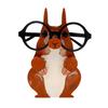 Textured Glasses Display Rack Wooden Burr-free Storage