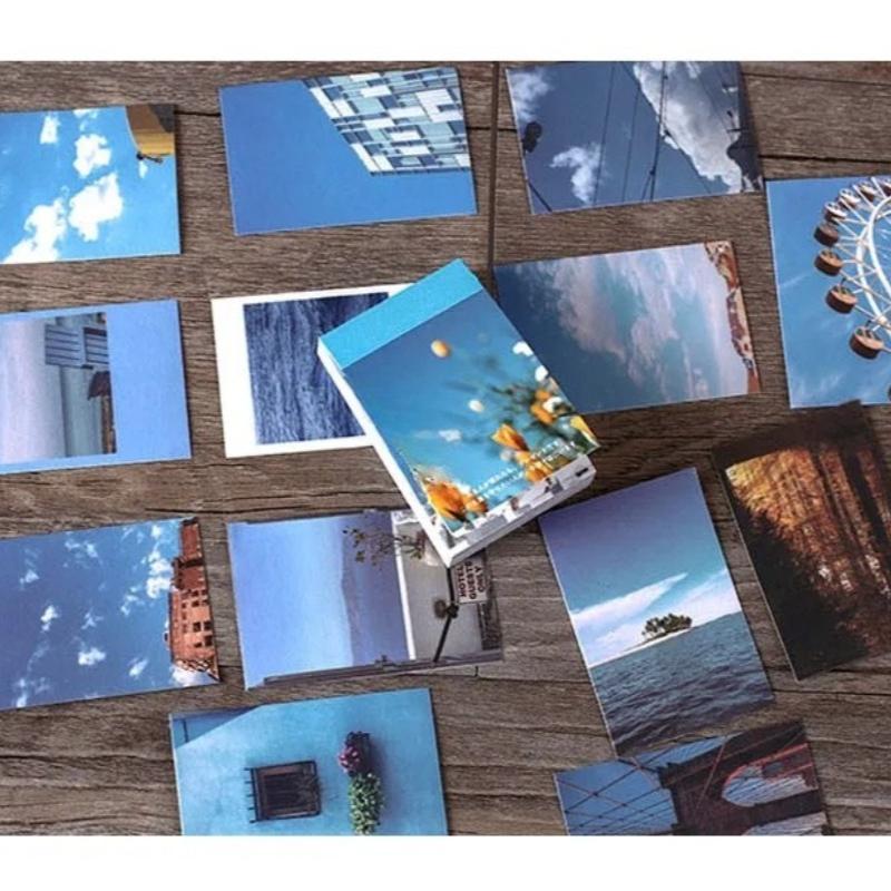 50pcs Landscape Stickers Kawaii Scrapbooking Paper Supplies Junk Journal Decor Craft Stationery DIY Diary Stickers
