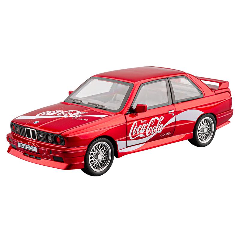 

1/24 BMW M3 Coca Cola Суперкар Литая Модель Сплав Автомобиль Коллекционные Предметы Хобби Мини-Автомобиль Транспортное Средство Высокая Симуляция Украшение День Рождения Мальчик красный