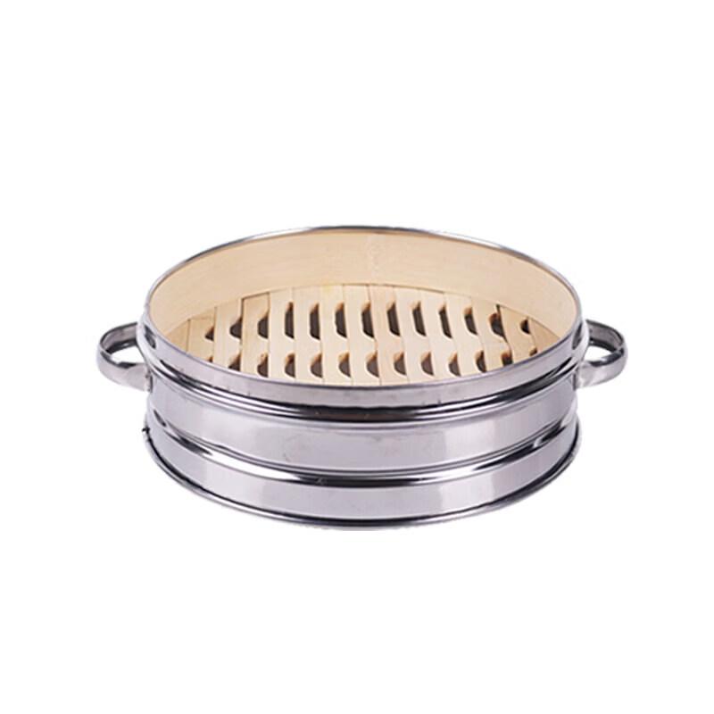 Miaoqiao Bamboo & Stainless Steel Steamer