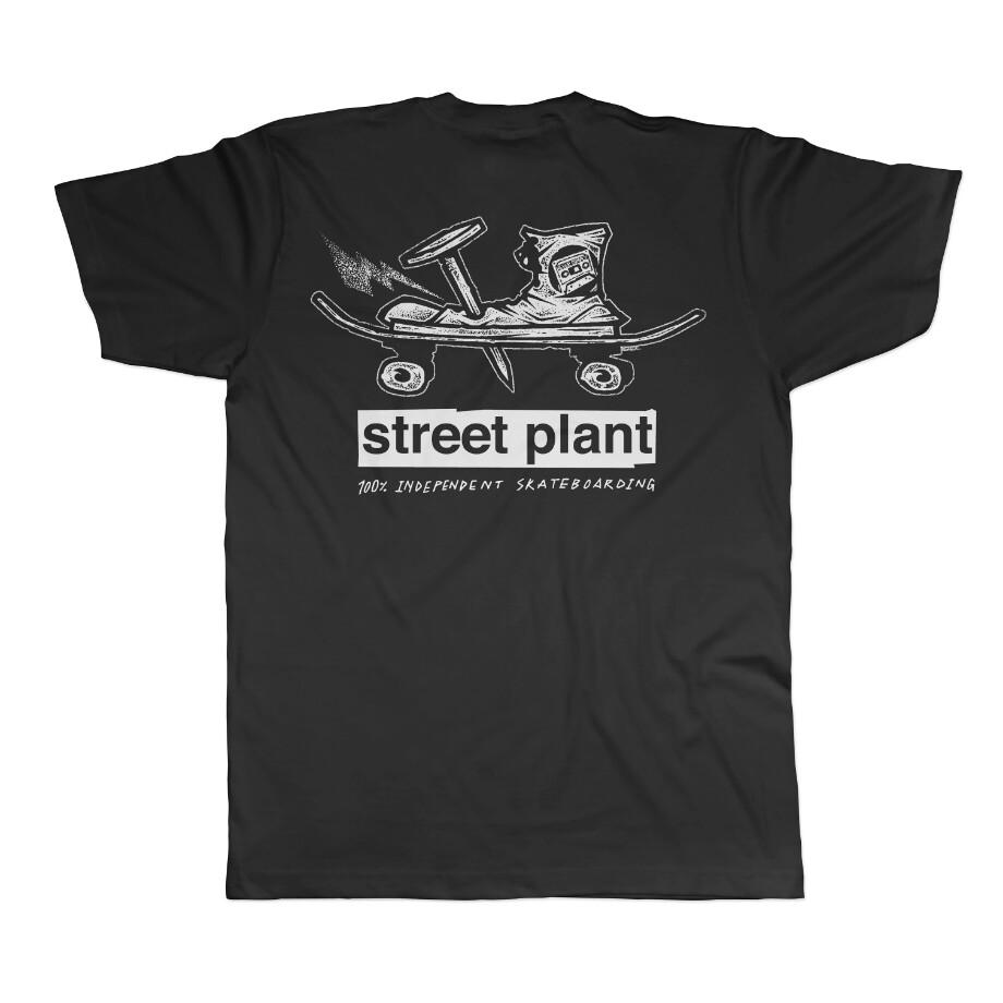 Street Plant Mike Vallely NAILED Skateboard T Shirt BLACK Unisex T-Shirt XL