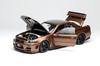 FREESTYLE MOTORHELIX Scale Nissan Skyline CUSTOMIZED VERSION Metal Bronze Finished Product M83414 1/18 GT-R (R34)