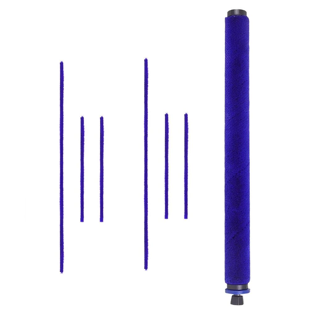 For Dyson V6 V7 V8 V11 V11 V11 Soft Roller Cleaner Head Plush Strips Hard Floor Brush Main Brush Core Accessories Replacement