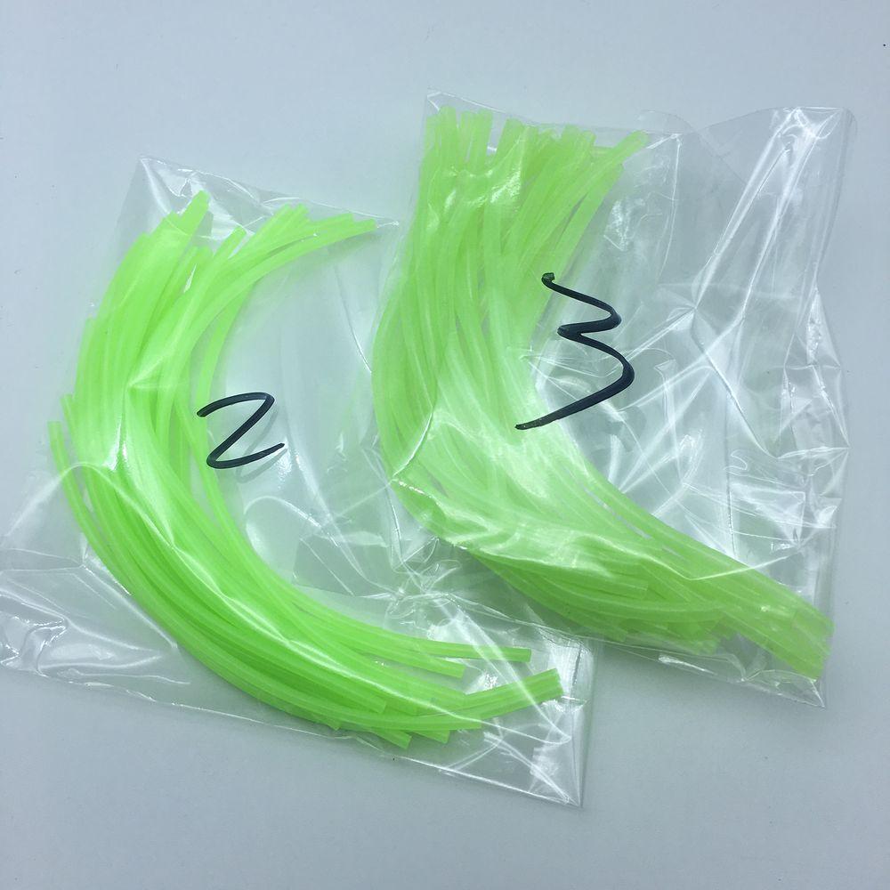 20Pcs/pack Rubber Hose Fishing Balance Tube Anti Winding Noctilucent Super Bright Fishing Sea Fishing Connector Accessory