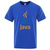 Summer Mens Tshirt High Quality 100 Cotton Funny JAVA Design Printing Casual Cool Oneck Tshirt Male Top for Men Hip Hop Tee