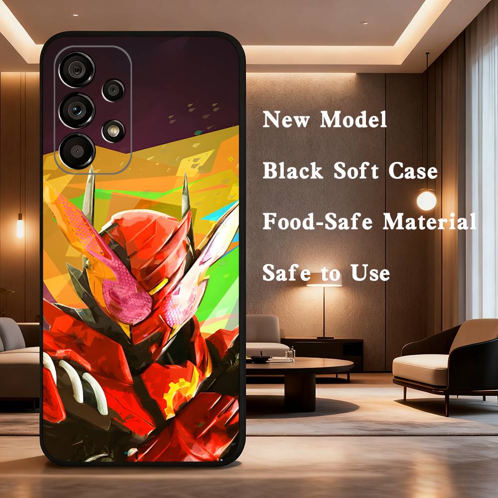 

Masked Rider Kamen Rider For Samsung Galaxy A73,31,71,53,32,72,Note,22,41,8,9,52,J7,Soft Black Silicone Cover Case SamsungA71 5G
