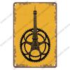 Hisun Tin Sign Vintage Bicycle Poster Metal Signs Plaque Retro Bike Cyclocross Metal Plate Tin Sign Garage House Wall Decor Xcm