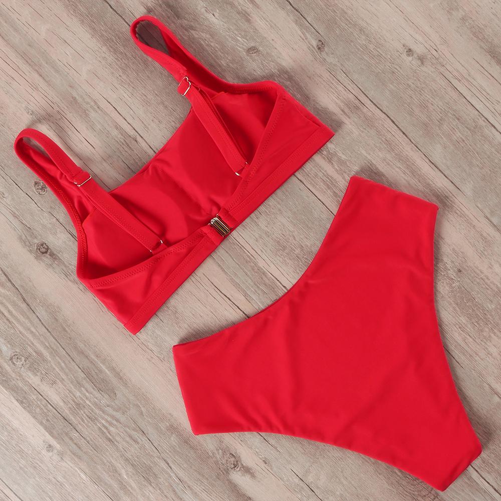 Buy RUUHEE Women Push Up Bikinis Set Sexy Swimsuit Beachwear High Waist