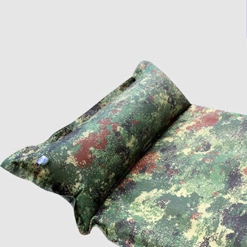 Camouflage Automatic Inflatable Camping Mat with Pillow