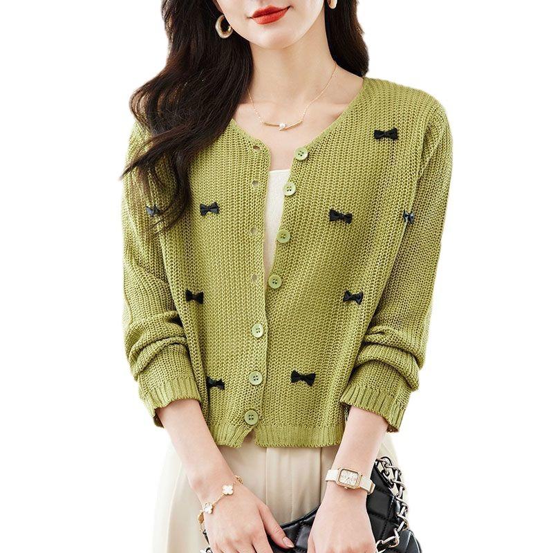 Autumn Women's Knitted Cardigan Loose Top Shawl Sweater Jacket