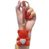 Cute Heart Bear Keychain With Czech Rhinestones For Couples And Gifts
