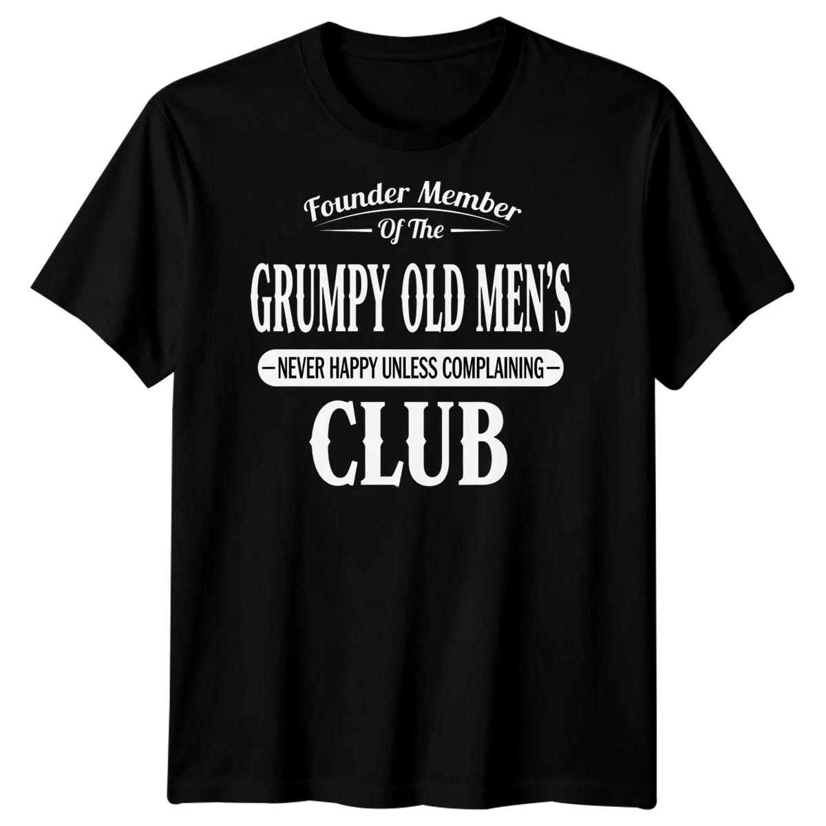 Founder Member Of The Grumpy Old Mens Club Humor Graphic Tee 4XL