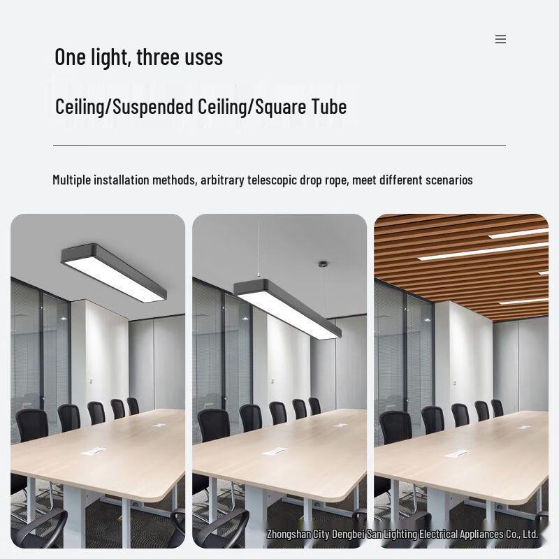 XuanYong LED Full Spectrum Office Strip Ceiling Light