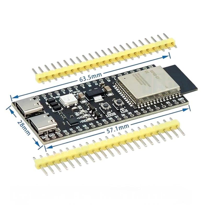 ESP32 S3 Dual-Core Entwicklungsplatine Hohe Leistung 2,4G WiFi Bluetooth Unterstützung für Smart Home Projekte