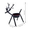 2pcs Reindeer Candle Stand Metal Tealight Holder Ornament Candle Table Decor  Dining Room
